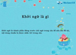 Top 17 khởi ngữ là gì hay nhất 2022