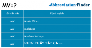 Top 16 mv là gì hay nhất 2022