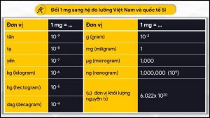 Top 19 1mg bằng bao nhiêu g hay nhất 2022