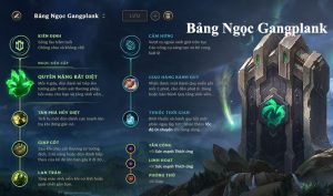 Top 15 bảng ngọc gangplank hay nhất 2022