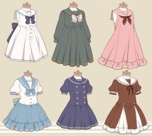 Top 16 vẽ váy anime hay nhất 2022