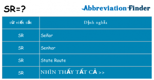 Top 18 sr là gì hay nhất 2022